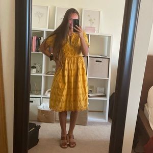 Madewell Scalloped Flutter Dress